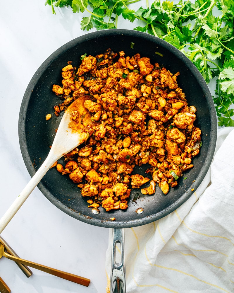 Tofu lettuce wraps