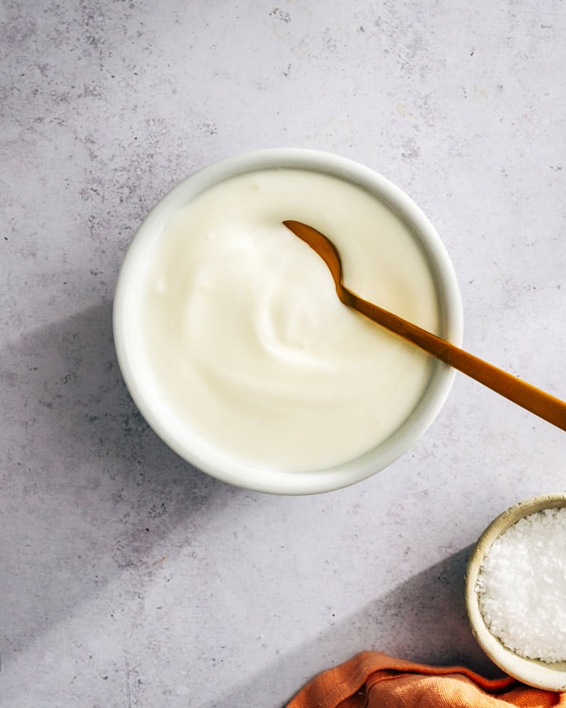 Bowl of yogurt