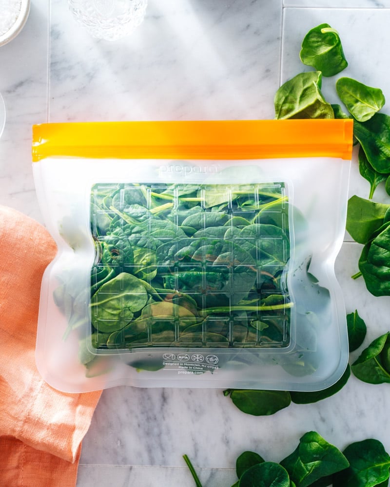 How to freeze spinach