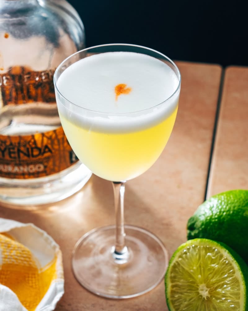 Mezcal sour
