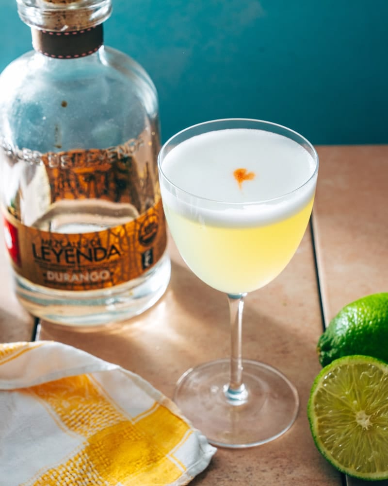 Mezcal sour