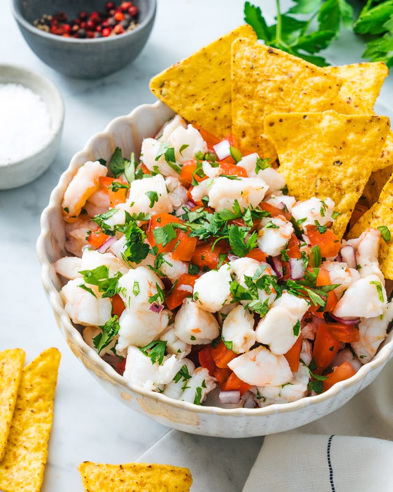 Shrimp ceviche