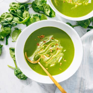 Spinach soup