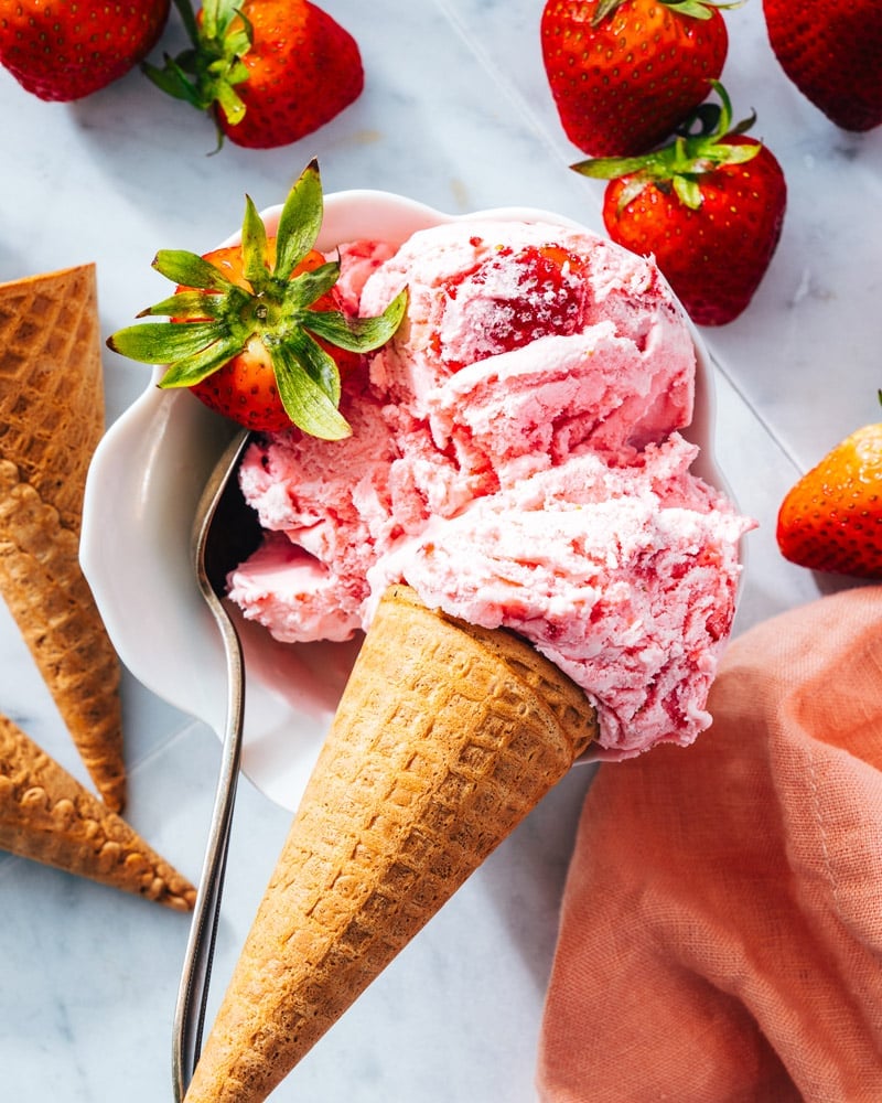 Strawberry ice cream recipe