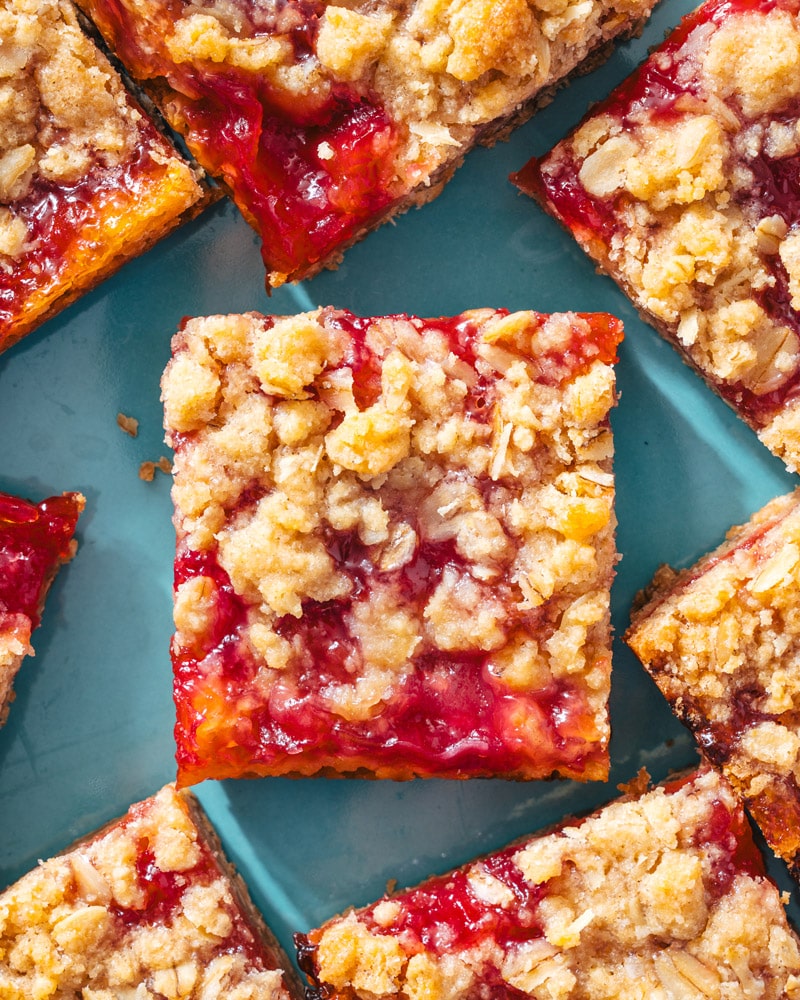 Rhubarb bars recipe