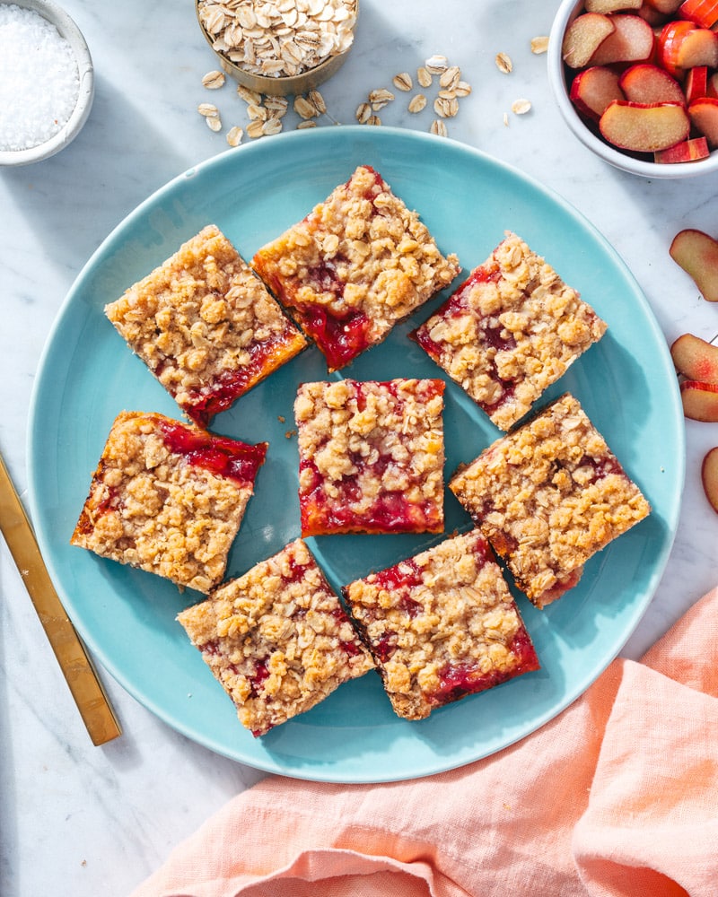 Rhubarb bars