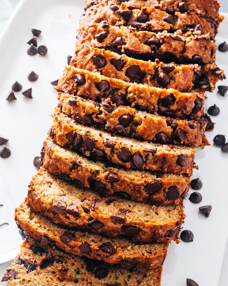 Chocolate chip zucchini bread