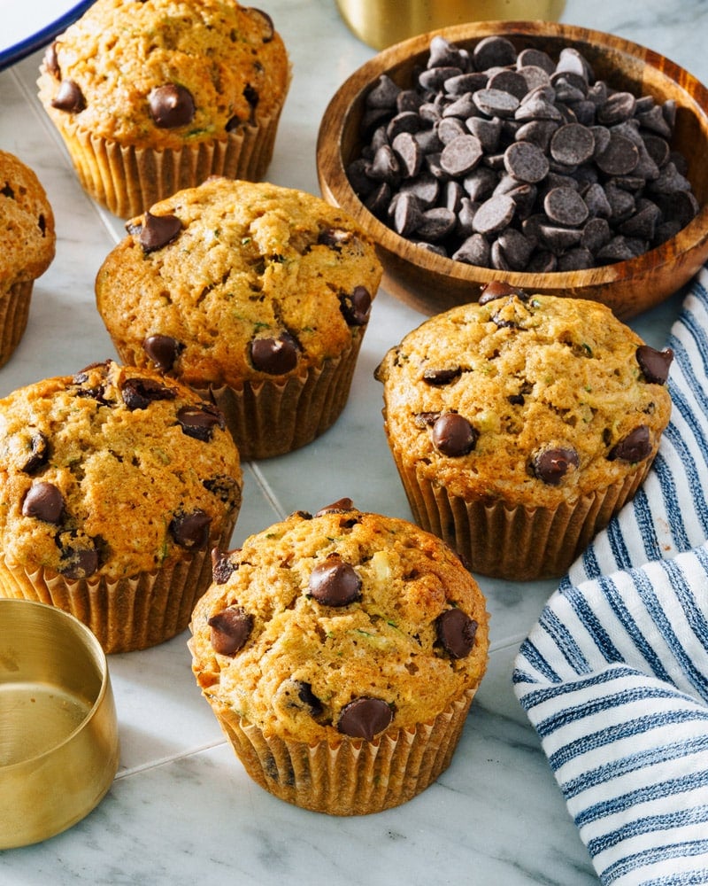 Zucchini Chocolate Chip Muffins