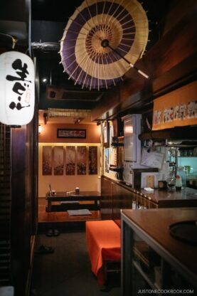 interior of an izakaya