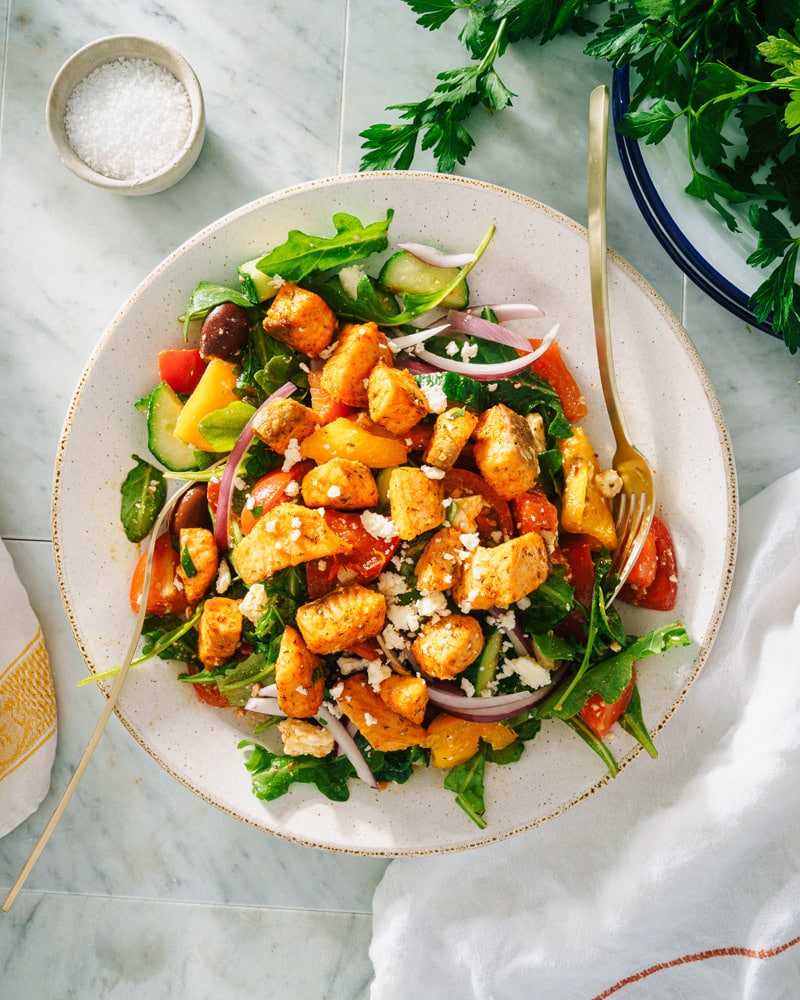 Greek Salmon Salad