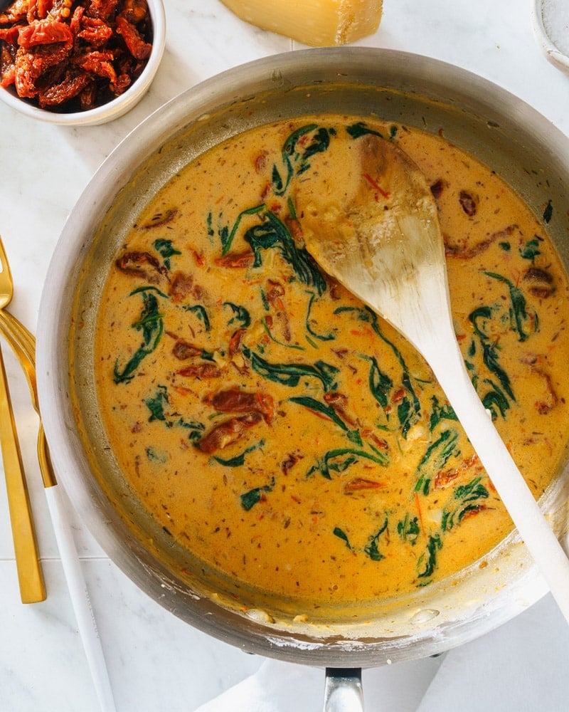Sun Dried Tomato Cream Sauce