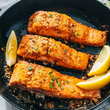 Pan seared salmon