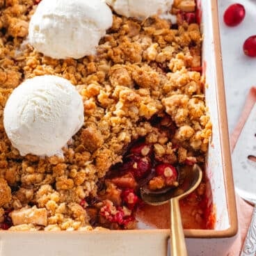Apple Cranberry Crisp