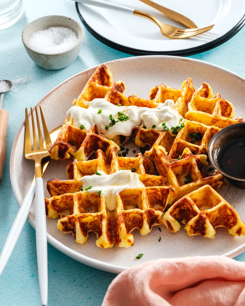 Mashed Potato Waffles