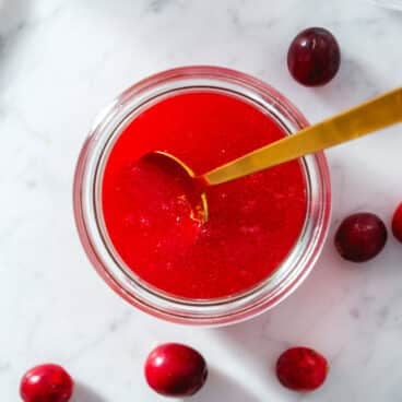 Cranberry Simple Syrup