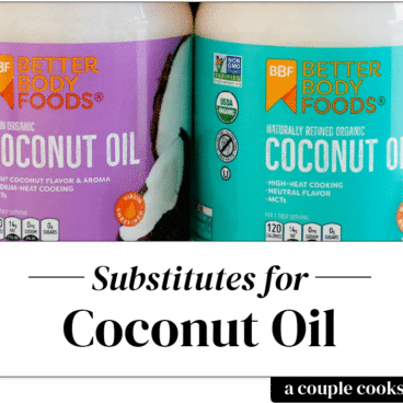 Substitute for coconut oil