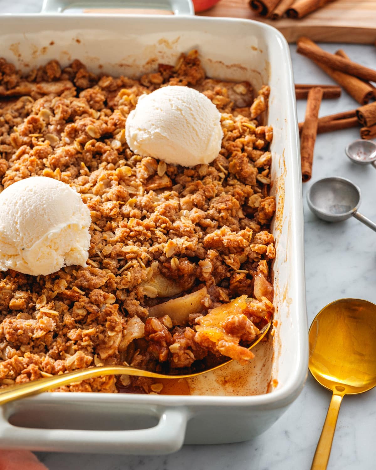 Vegan apple crisp recipe