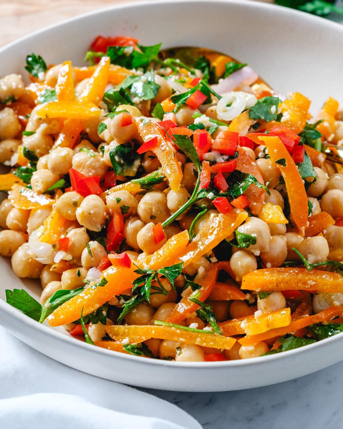 Garbanzo bean salad