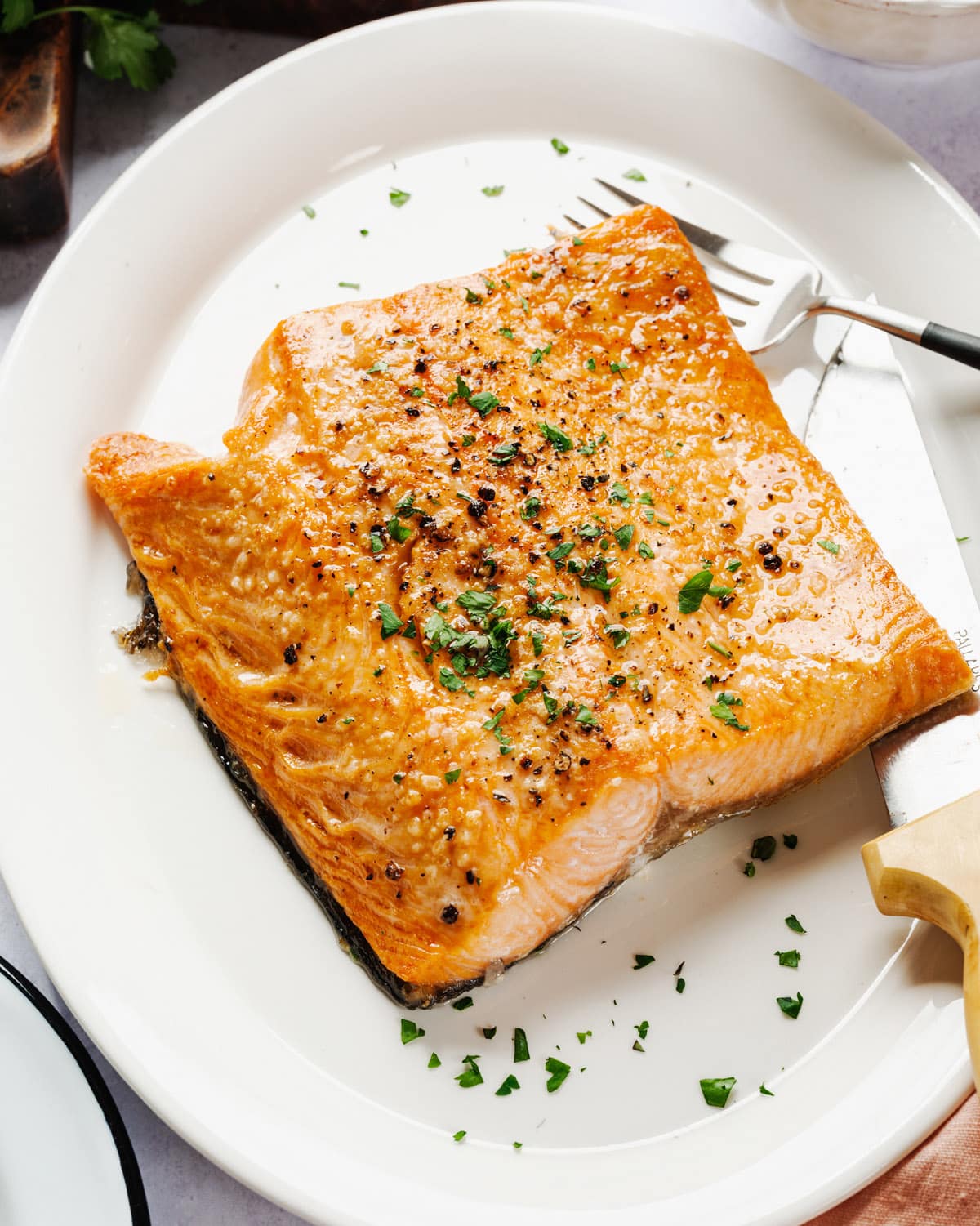 Broiled Salmon