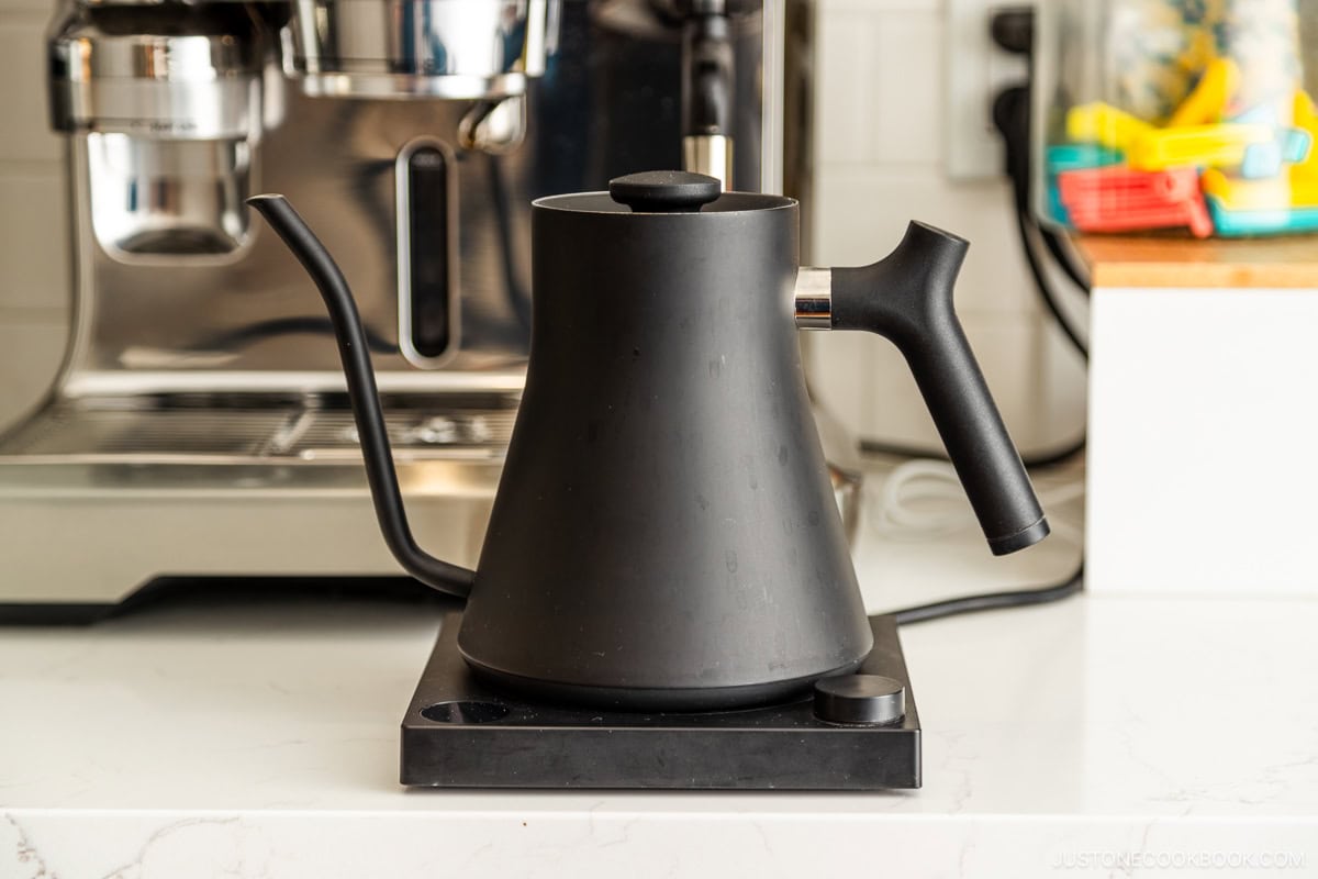 Stagg EKG Pro Electric Kettle on a countertop