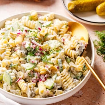 Dill Pickle Pasta Salad