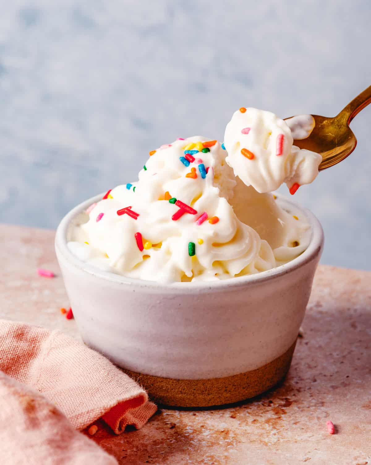 Greek yogurt ice cream