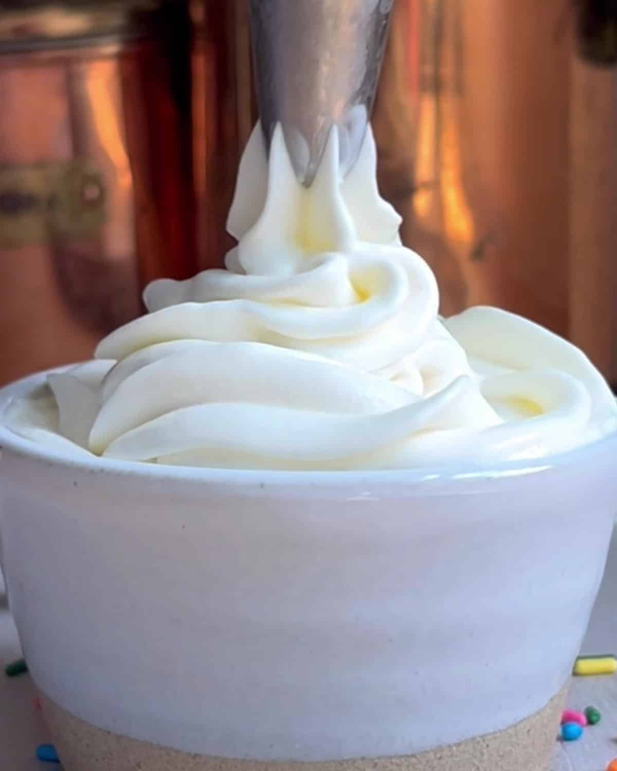 Frozen yogurt Step 3: Serve. 