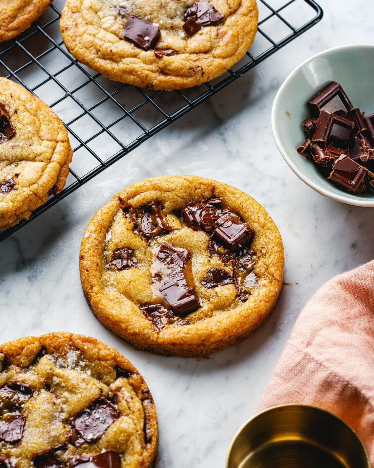 Brown butter chocolate chip cookies.