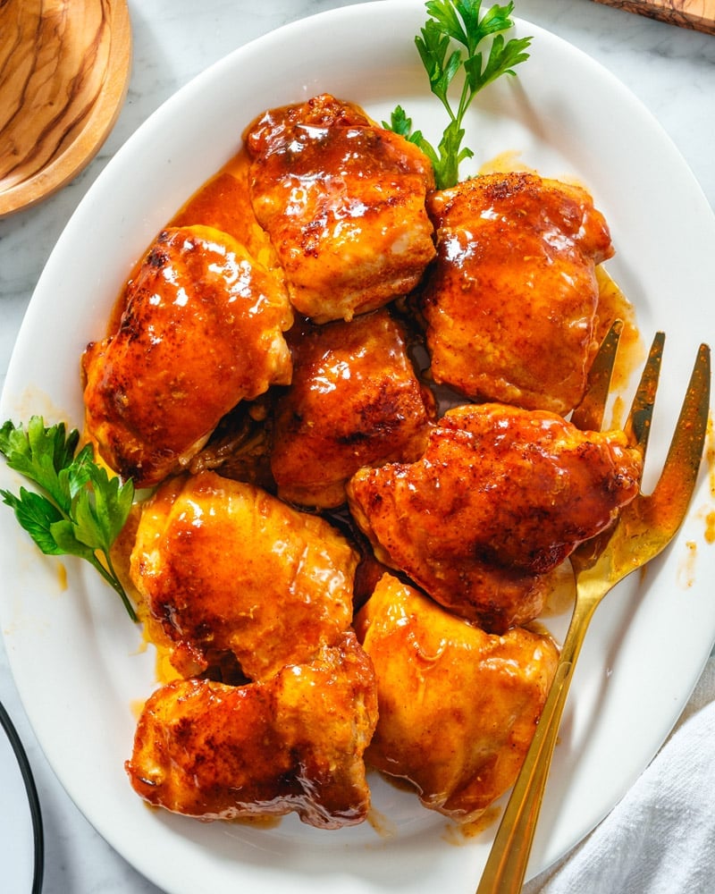 Honey Garlic Chicken Thighs