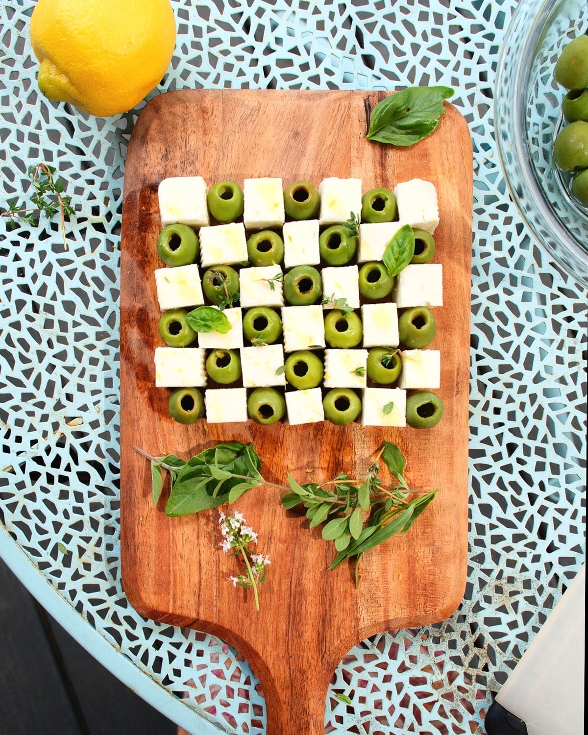 Olive and Feta Appetizer